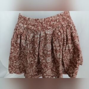 2/$30 AMERICAN EAGLE Pink And White Floral Skirt (#69)